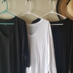 Ana 3/4 sleeve stretch cotton/rayon tops size XL